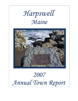 2007 Annual Town Report