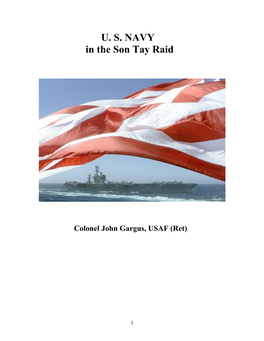 U. S. NAVY in the Son Tay Raid