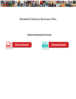 Breakfast Delivery Business Plan