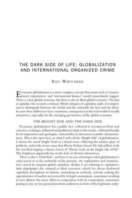 Globalization and International Organized Crime