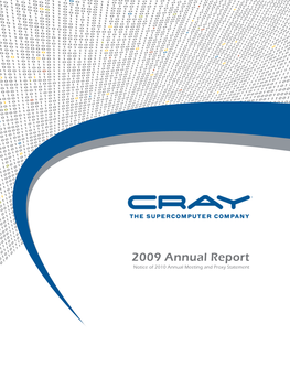 2009 Annual Report Notice of 2010 Annual Meeting and Proxy Statement Fellow Shareholders