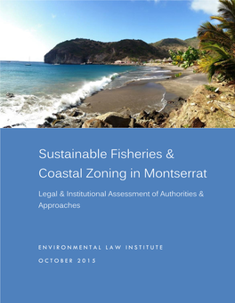 REPORT: Sustainable Fisheries & Coastal Zoning in Montserrat