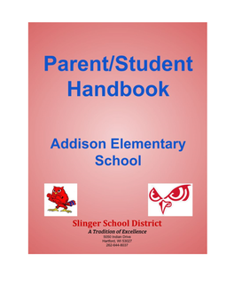 Parent Student Handbook