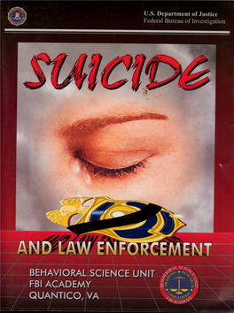 Suicide and Law Enforcement