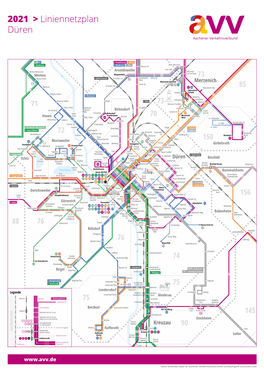 2021 > Liniennetzplan Düren