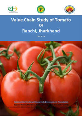 Value Chain Study of Tomato Ranchi, Jharkhand