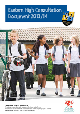 Eastern High Consultation Document 2013/14