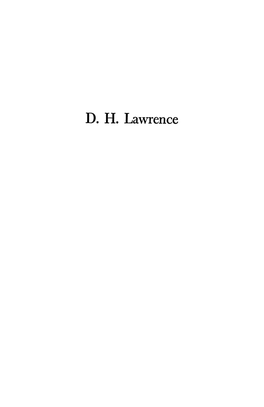 D. H. Lawrence Other Paperbacks in the Griffin Authors Series