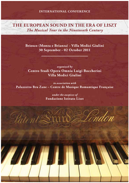 The European Sound in the Era of Liszt: Musical Tour in Nineteenth Century