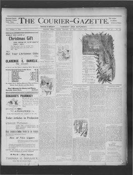 Courier Gazette : December 14, 1897