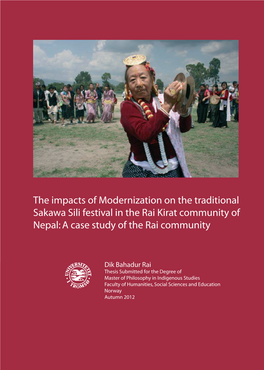 The Impacts of Modernization on the Traditional Sakawa Sili Festival in the Rai Kirat Community of Nepal: a Case Study of the Rai Community