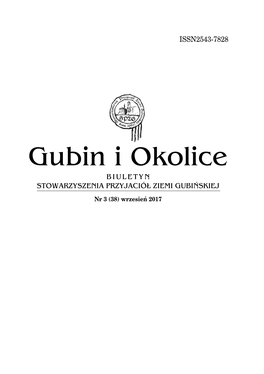Gubin I Okolice - Biuletyn SPZG 1 ISSN2543-7828