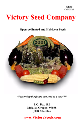 2000 Seed Catalog and Growing Guide