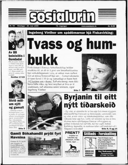 Byrjanin Til Eitt Nýtt Tíðarskeið