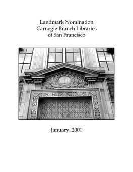 Carnegie Branch Libraries of San Francisco