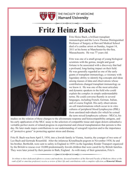 Fritz Heinz Bach