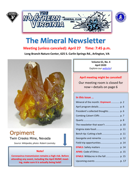 NVMC Apr 2020 Newsletter.Pdf