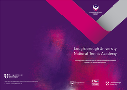 Loughborough University National Tennis Academy
