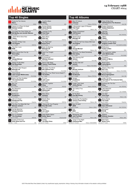 Top 40 Singles Top 40 Albums