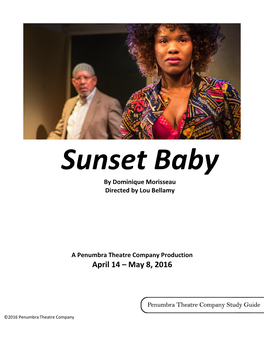 Sunset Baby by Dominique Morisseau Directed by Lou Bellamy