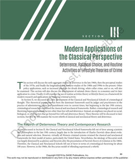 Chapter 3. Modern Applications of the Classical Perspective