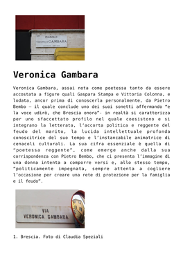 Veronica Gambara