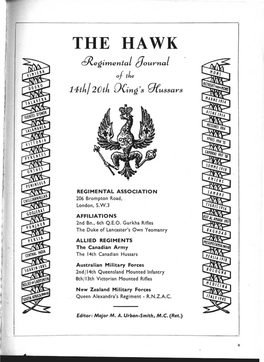 The 14Th/20Th King's Hussars Journal 1964