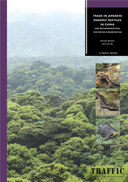 Trade in Japanese Endemic Turtles in China (PDF, 4