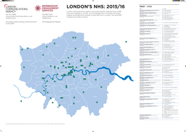 London's Nhs: 2015/16