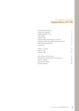 Appendices 07–08