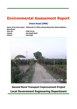 Environmental Assessment Report