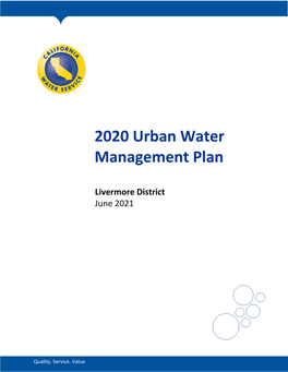 2020 Urban Water Management Plan