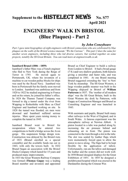 Engineers' Walk in Bristol