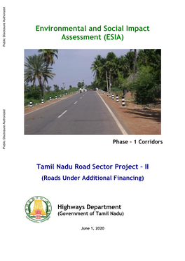 Second Tamil Nadu Road Sector Project