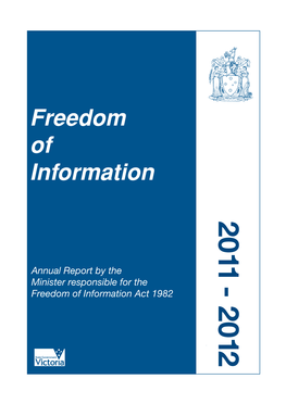 2011-2012 Freedom of Information Annual Report