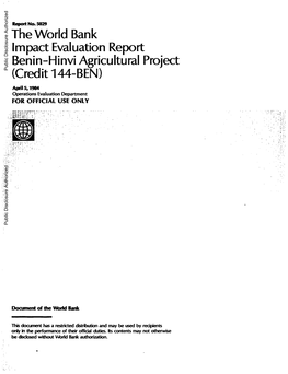 World Bank Document