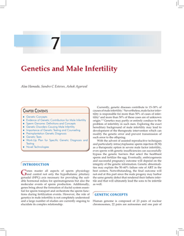 Genetics and Male Infertility