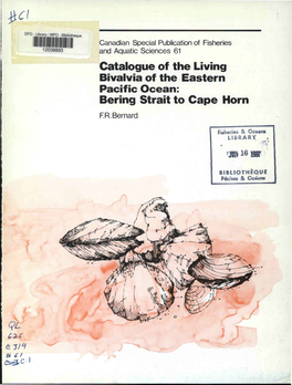 Catalogue of the Living Bivalvia of the Eastern Pacific Ocean: Bering Strait to Cape Horn FR.Bernard