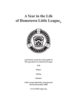 A Year in the Life of Hometown Little League®