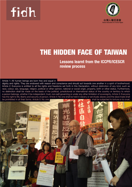 The Hidden Face of Taiwan Lessons Learnt from the ICCPR/ICESCR Review Process