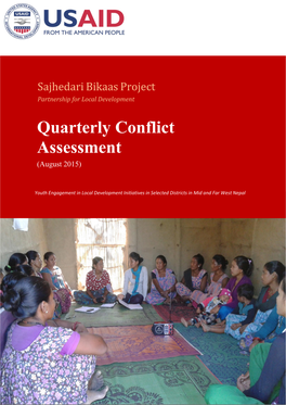 SB Quarterly Conflict Assessment 4