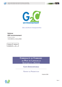 Des Solutions Transparentes G2C Environnement