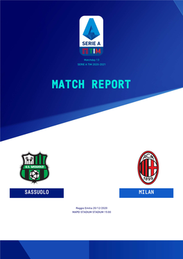 Download PDF with Full Match Report