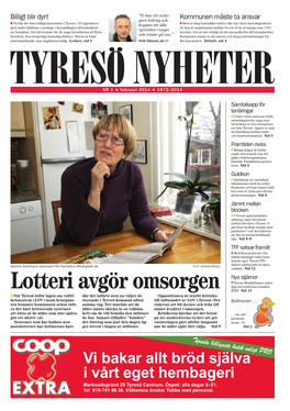 Tyresö Nyheter Nr 1 Februari 2014