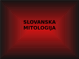 Slovanska Mitologija