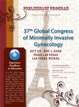 37Th Global Congress of Minimally Invasive Gynecology