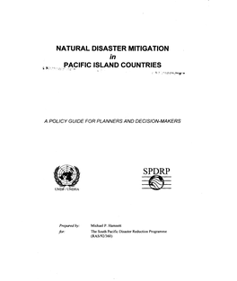 Natural Disaster Mitigation in Pacific Island Countries