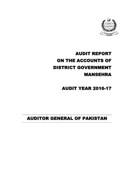 Department of the Auditor General of Pakistan