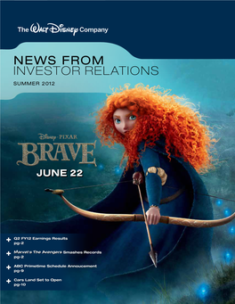 News from Investor Relations Summer 2012
