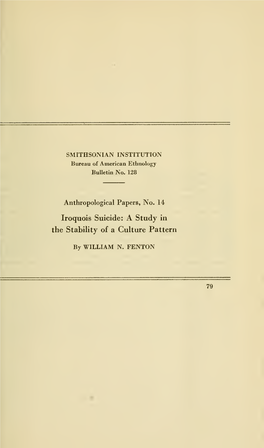 SMITHSONIAN INSTITUTION by WILLIAM N. FENTON